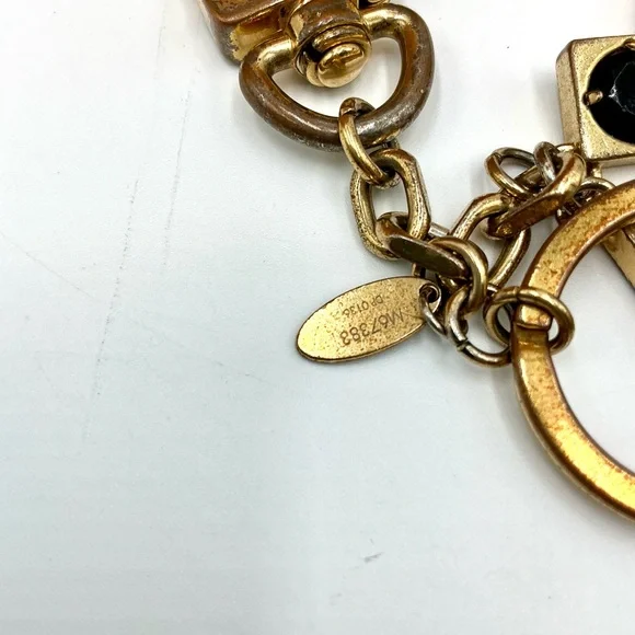 Louis Vuitton Malletage Flower Key Holder/Bag Charm #1081 - Picture 3 of 3